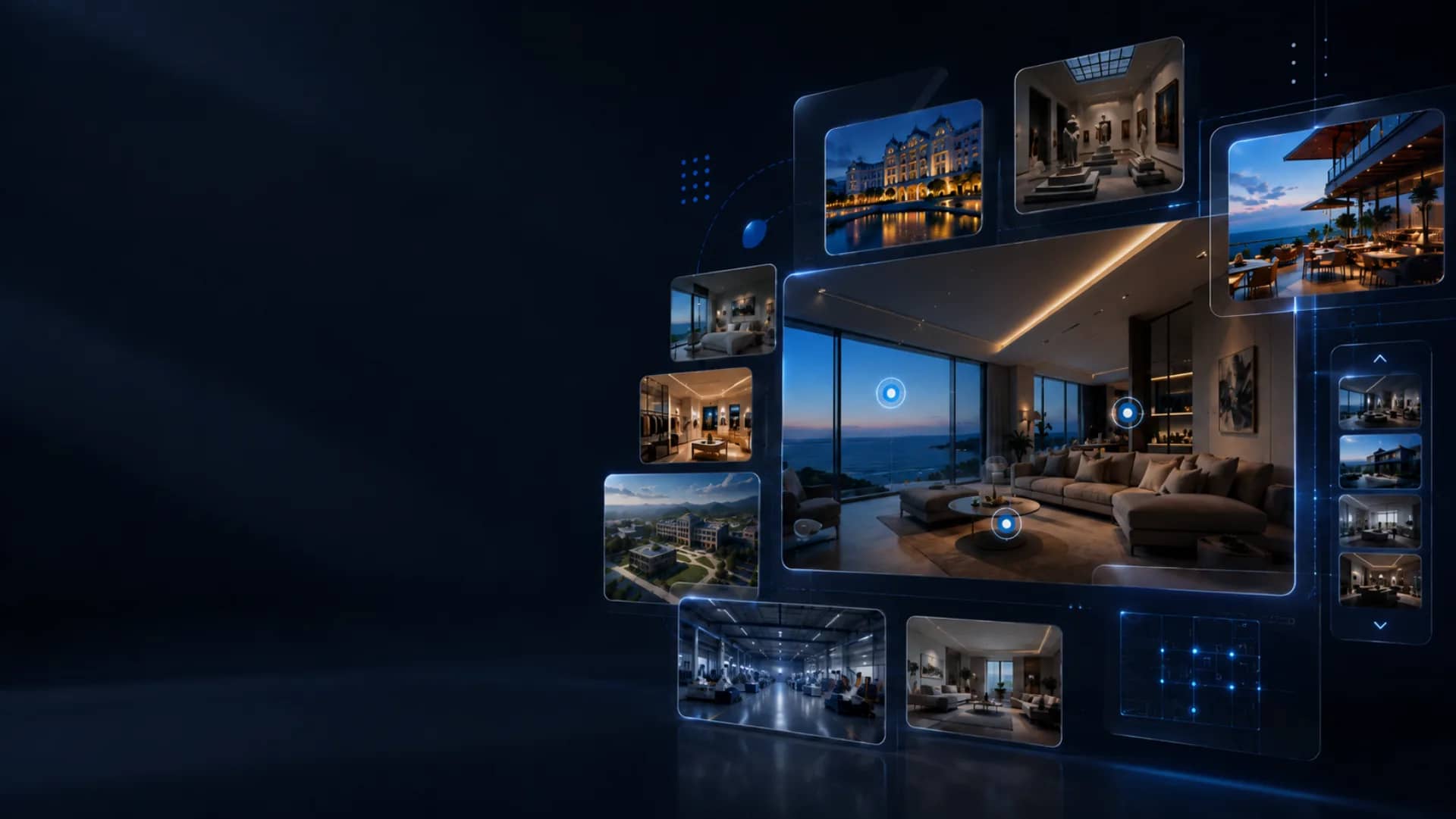 Espace professionnel capturé en visite virtuelle 360° par HD Media