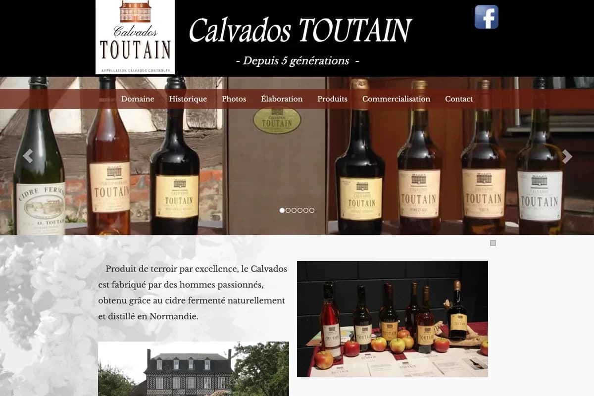 Aperçu du site web calvadostoutain.com réalisé par HD Media