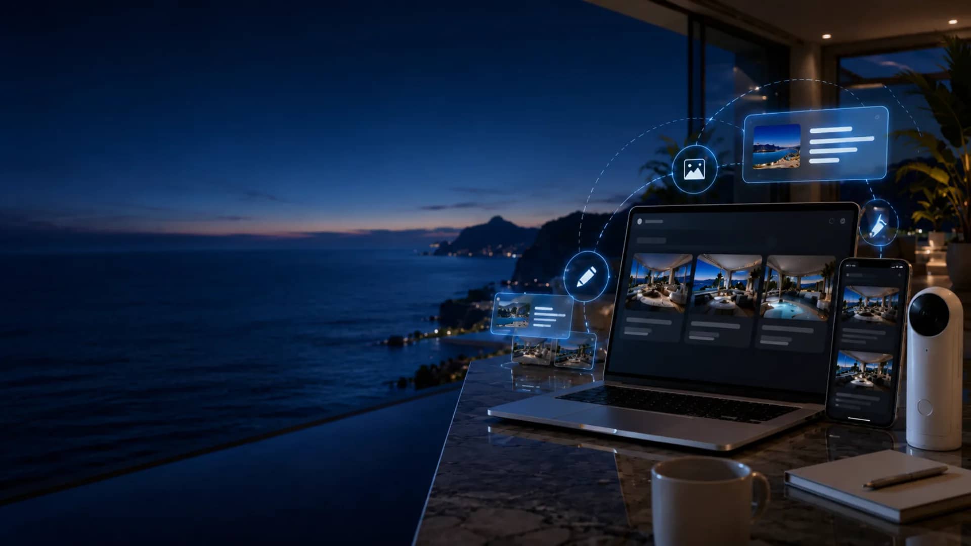Professional space captured in a 360° virtual tour by HD Media