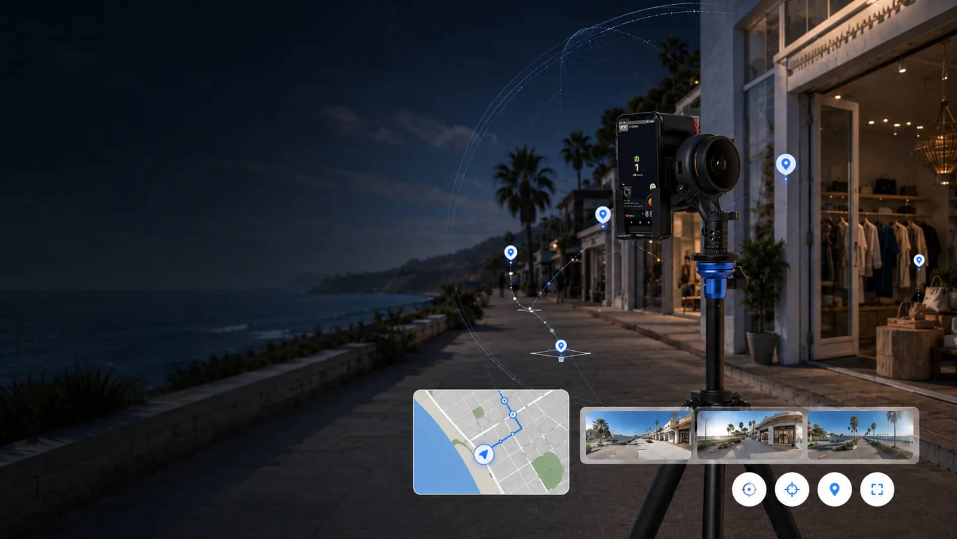 Espace référencé sur Google Maps et Google Street View grâce aux photos 360° HD Media